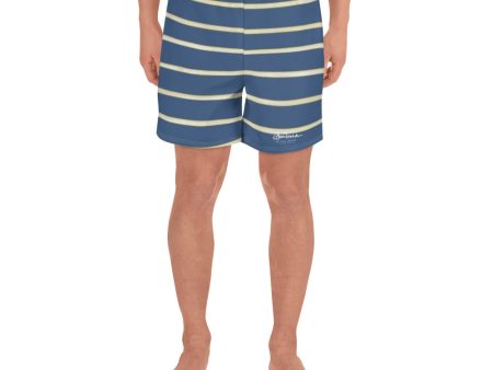 Blue Yellow White Stripe Mens Shorts Discount