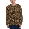 Recycled Unisex Sweatshirt - Leopard - Men Cheap