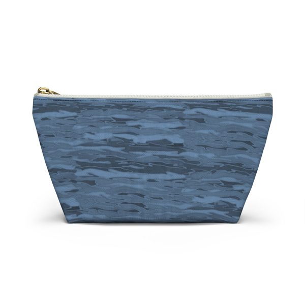 Steel Blue Camouflage Lava Accessory Pouch w T-bottom For Discount