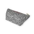 Zebra Accessory Pouch w T-bottom on Sale