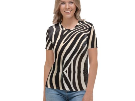 Zebra Women s T-shirt Hot on Sale