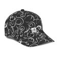 B&W Squiggles Cap Hot on Sale