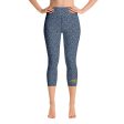 Blue Zebra Yoga Capri Leggings For Sale