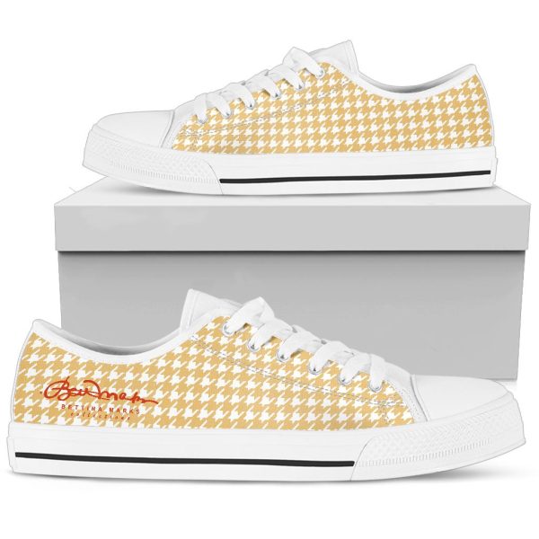 Banana Houndstooth Low Top Sneakers Sale