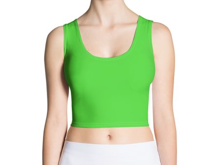 Bright Green Crop Top Online Sale