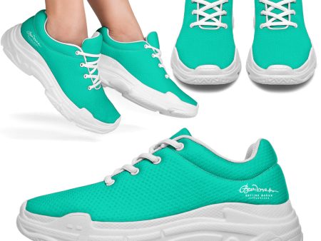 Aegean Blue Athletic Sneakers Discount