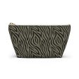 Khaki Zebra Accessory Pouch w T-bottom Sale