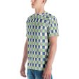 Checkerboard Plaid Men s t-shirt Hot on Sale