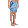 Blue Tie Dye Mens Shorts For Discount