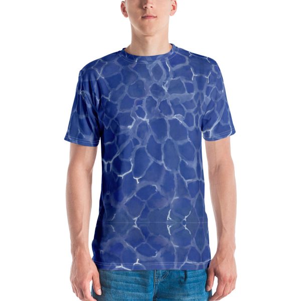 Blue Pool Men s T-shirt Online Sale