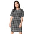 BW Houndstooth T-shirt dress Supply