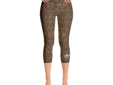 Leopard Capri Leggings on Sale