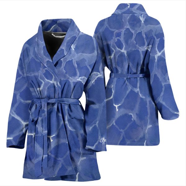 Blue Pool Bath Robe - Women Supply