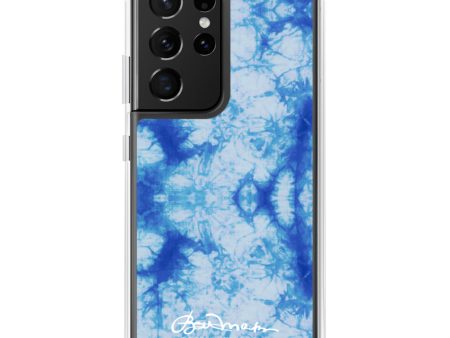 Blue Tie Dye Samsung Case (select model) Fashion