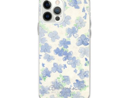 Blu&White Watercolor Floral iPhone Case (select model) on Sale