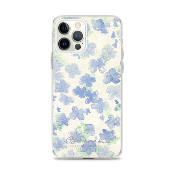 Blu&White Watercolor Floral iPhone Case (select model) on Sale