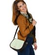 Butterfly Houndstooth Saddle Shoulder Bag For Discount