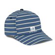 Blue Yellow White Stripe Cap on Sale