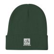 Dark Green B logo Embroidered Beanie Online now