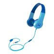 Motorola Squads 200 Kids Wired Headphones - Blue Fashion