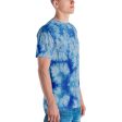 Blue Tie Dye Men s T-shirt Discount