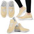 Banana Houndstooth Mesh Knit Sneakers Sale