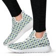 Checkerboard Plaid Mesh Knit Sneakers Supply