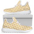 Banana Houndstooth Mesh Knit Sneakers Sale