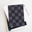 Slate Checkerboard Journal Fashion