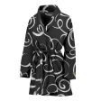 B&W Squiggles Bath Robe - Women Online