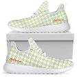 Butterfly Houndstooth Mesh Knit Sneakers on Sale