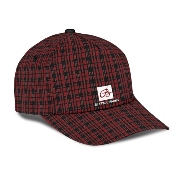 Black Red Tight Plaid Cap Online Hot Sale