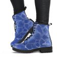 Blue Pool Leather Boots (Vegan) Discount