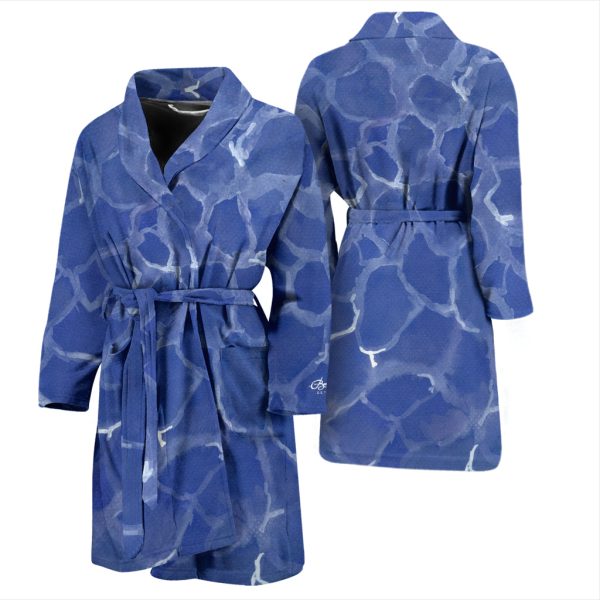 Blue Pool Bath Robe - Men Sale