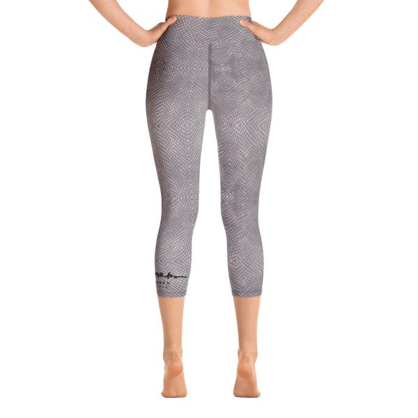 Croc Print Yoga Capri Leggings Cheap