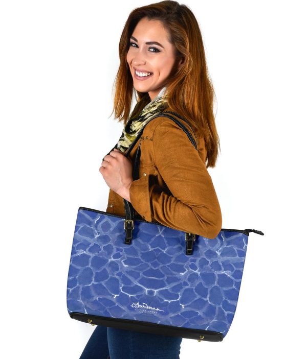 Blue Pool Large Tote Bag For Sale