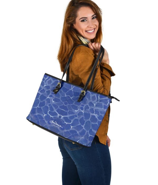 Blue Pool Large Tote Bag For Sale