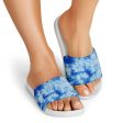 Blue Tie Dye Slide Sandal Discount