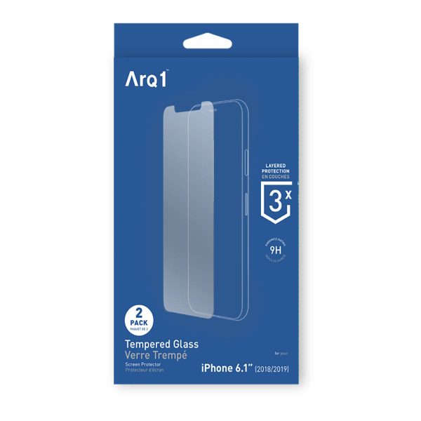 ARQ1 Tempered Glass Screen Protector For iPhone 11 - 2Pk Hot on Sale