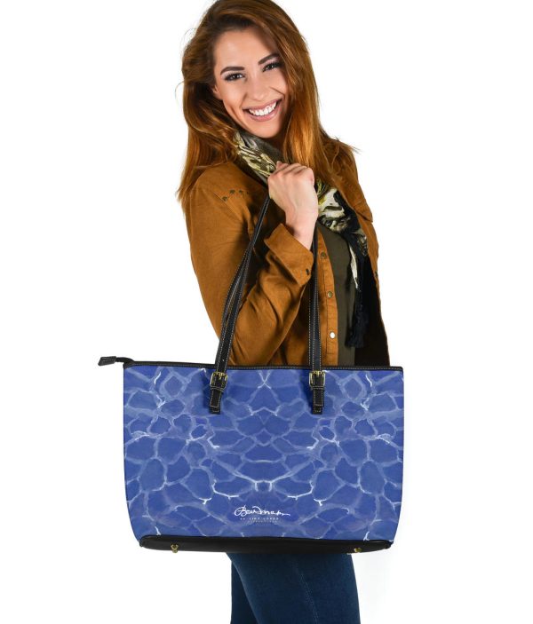 Blue Pool Large Tote Bag For Sale