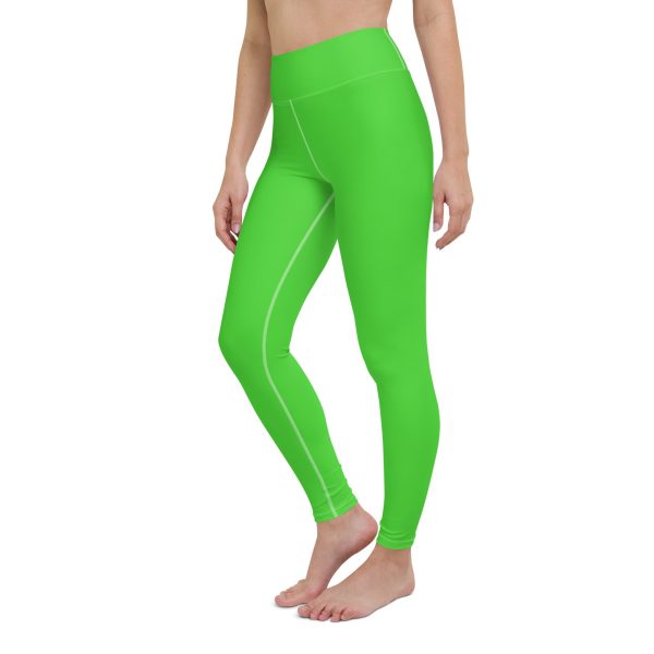 Bright Green Yoga Leggings For Discount