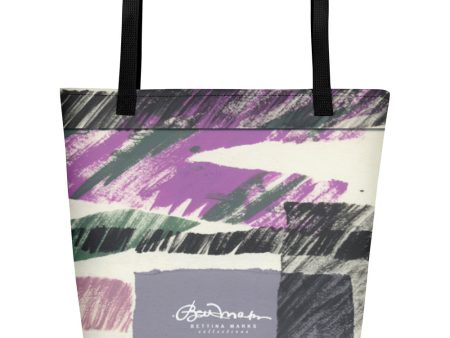 Abstract Collage Teachers Tote Bag Supply