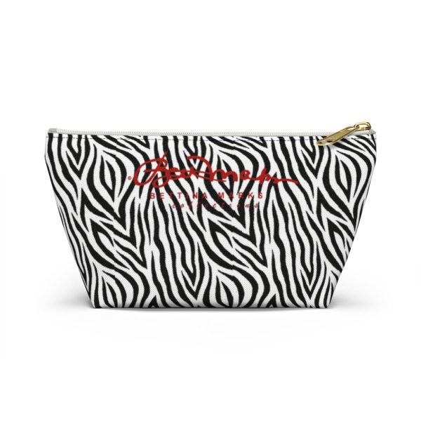 Zebra Accessory Pouch w T-bottom on Sale