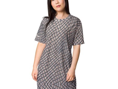 Croc Print T-shirt dress Cheap