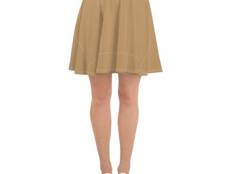 Camel Skater Skirt For Sale