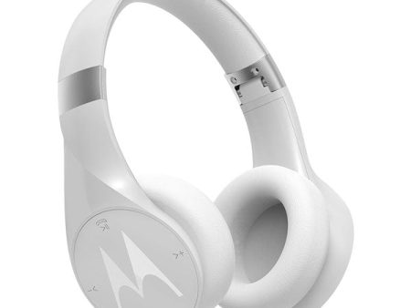 Motorola Pulse Escape+ Water Resistant Over-Ear Headphones - White Cheap