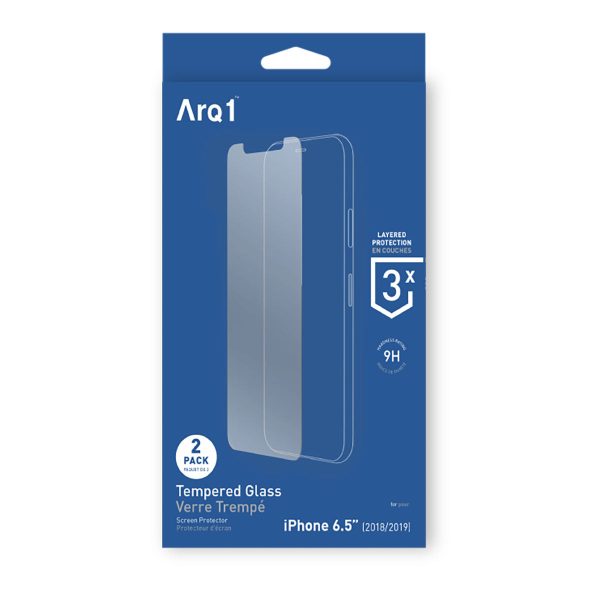 ARQ1 Tempered Glass Screen Protector For iPhone 11 Pro Max - 2Pk Discount