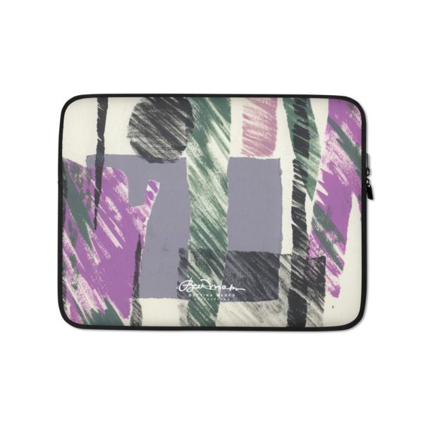 Abstract Engineered Collage Laptop Sleeve Online now