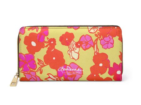 Ice Cream Floral Zipper Wallet For Sale