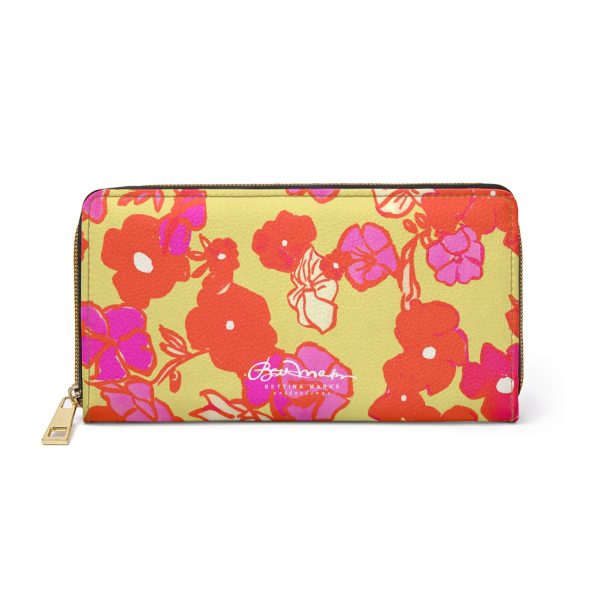 Ice Cream Floral Zipper Wallet For Sale